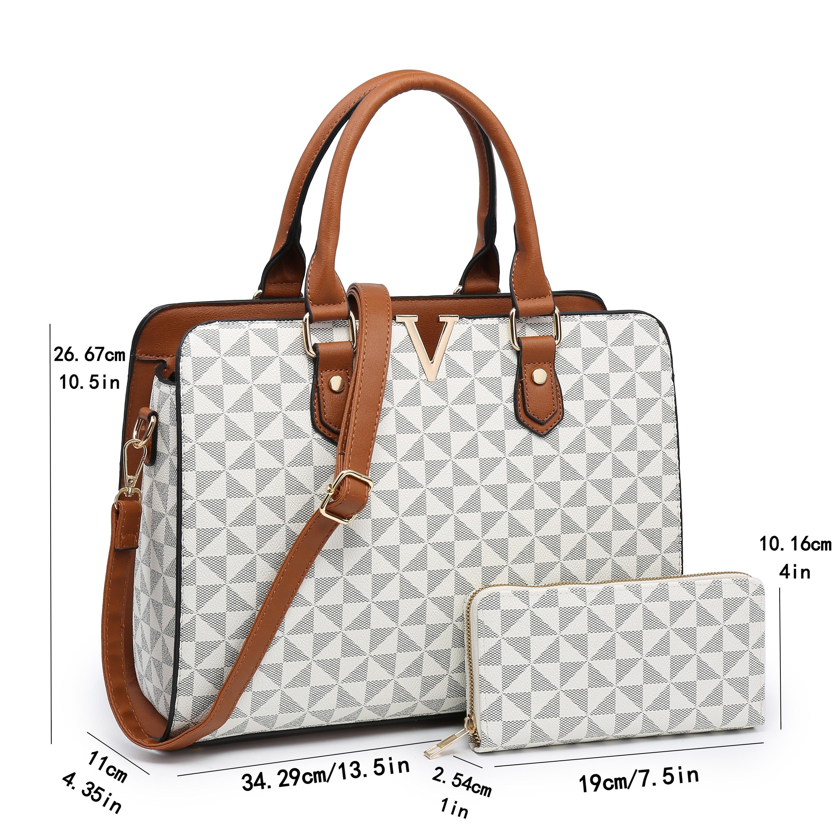 2-Piece Women's Fashion Shoulder Bag With Coin Purse Set Suitable For Daily Use, Work, Travel, Party